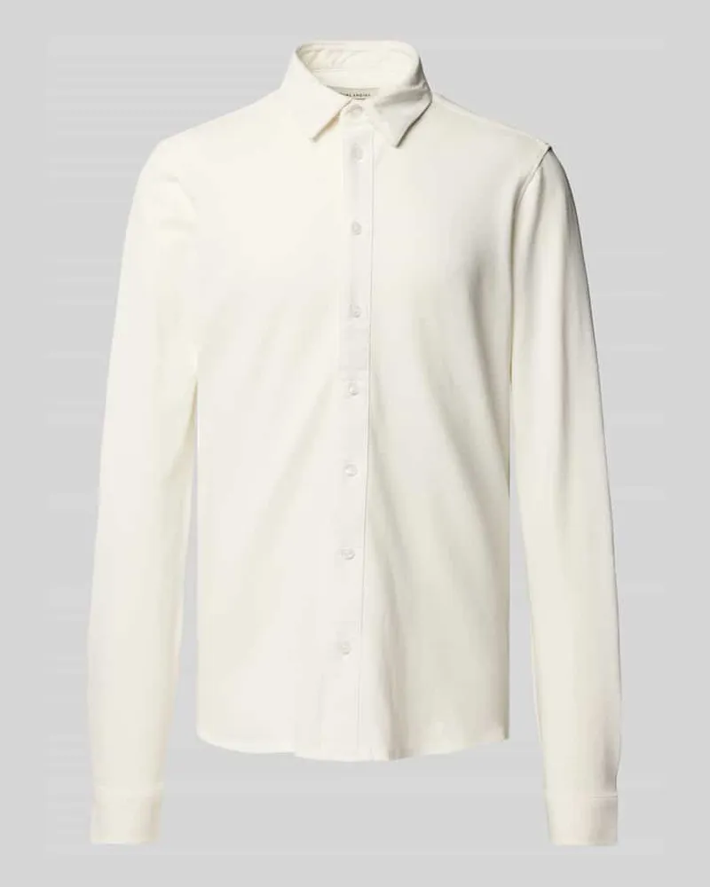 Casual Friday Slim Fit Freizeithemd mit Kentkragen Modell 'ARTHUR Offwhite