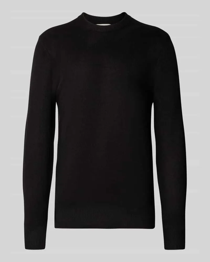Casual Friday Regular Fit Strickpullover mit Rundhalsausschnitt Modell 'Heine 