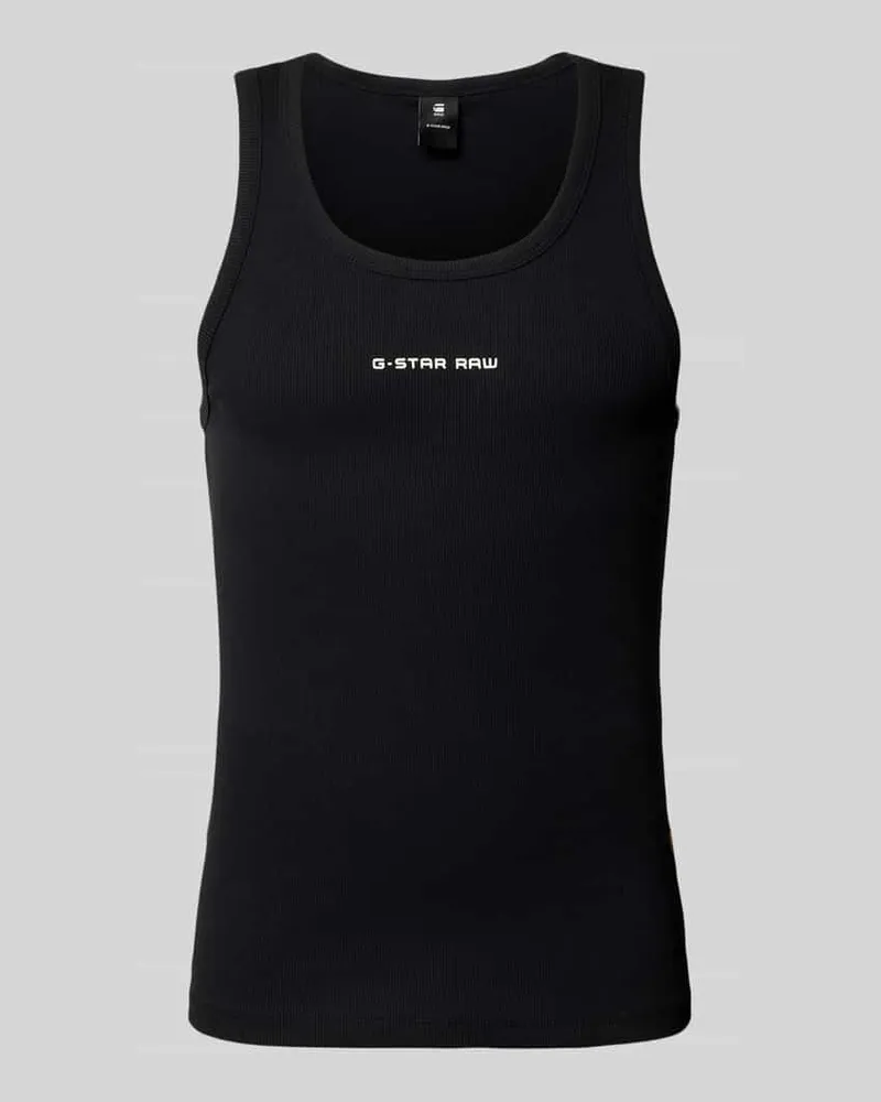 G-STAR RAW Tanktop mit Label-Print 