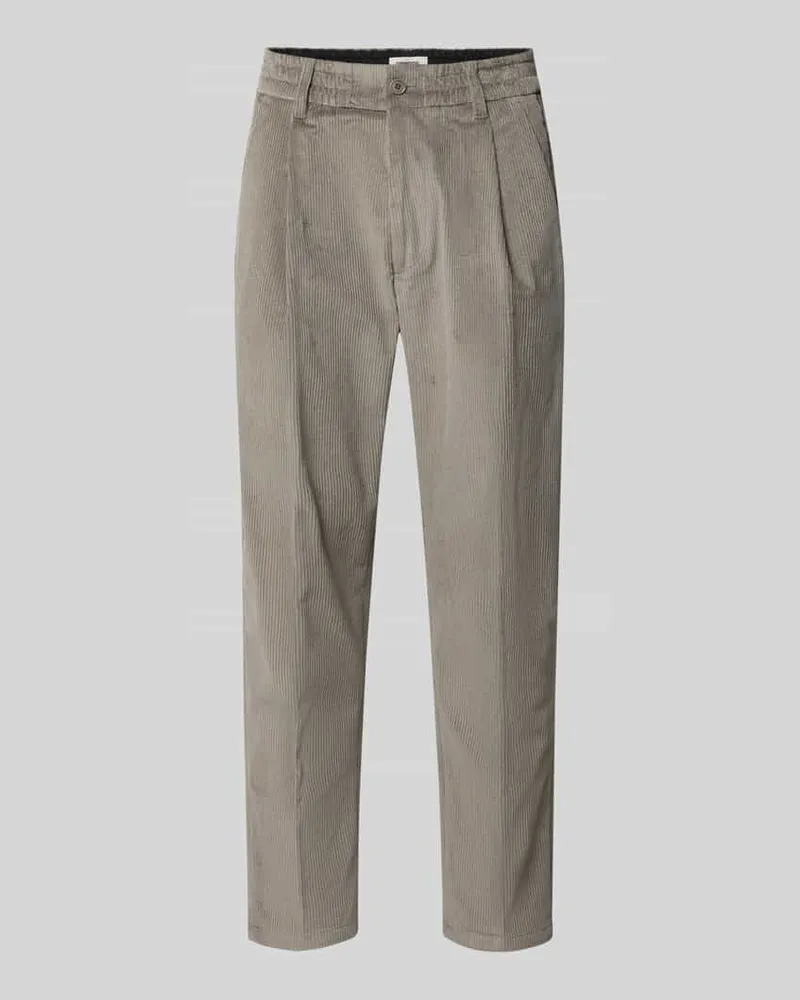 Drykorn Cordhose mit französischen Eingrifftaschen Mittelgrau
