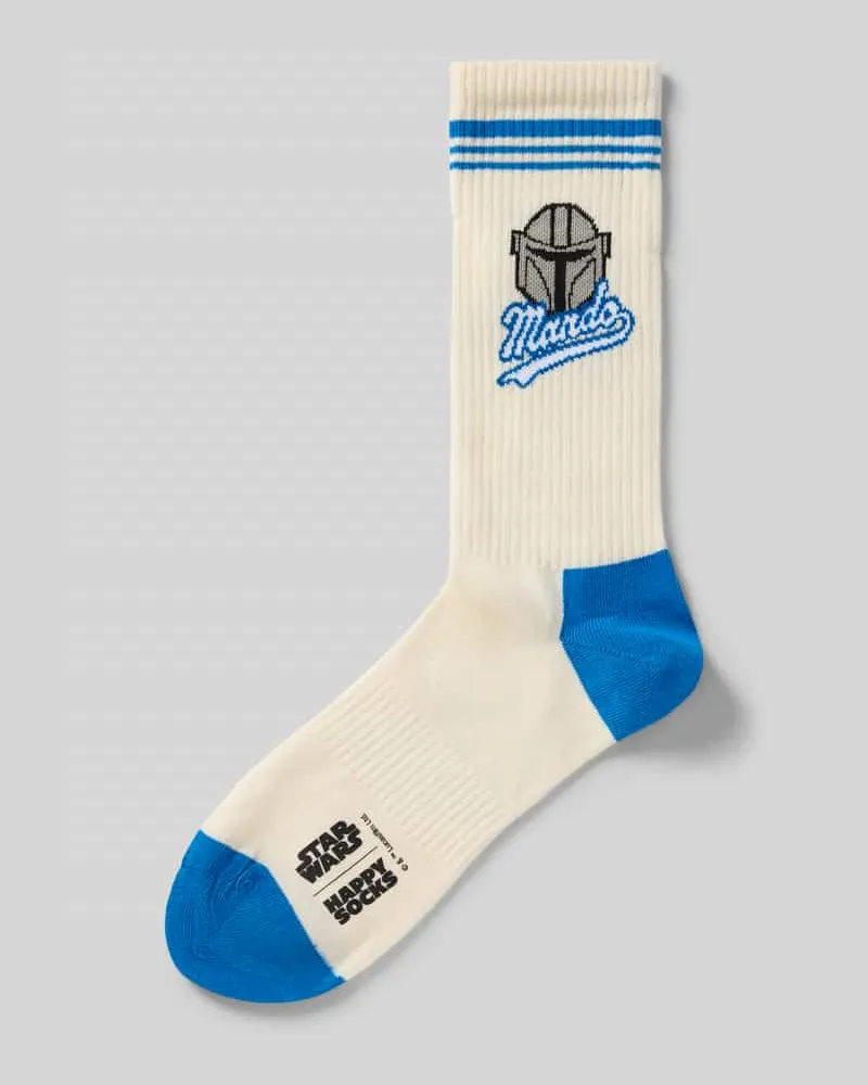 Happy Socks Socken aus Baumwoll-Mix Modell 'MANDO Offwhite