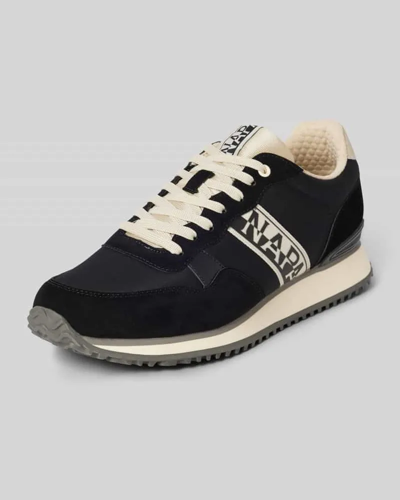 Napapijri Sneaker mit Label-Patches Black