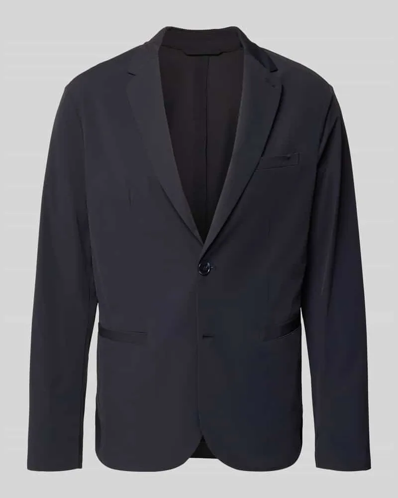 Armani Exchange 2-Knopf-Sakko mit Reverskragen Modell 'GIACCA Marine
