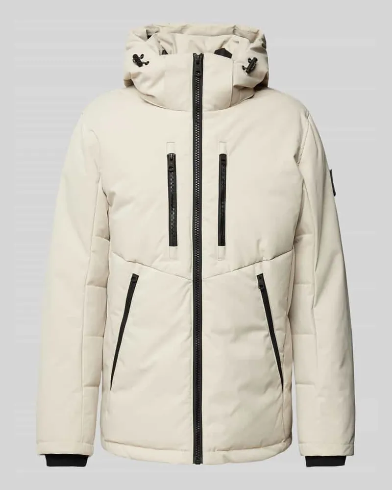 Tom Tailor Funktionsjacke mit Kapuze mit Tunnelzug und Daunen-Entender-Füllung 