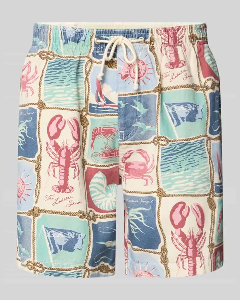 Gant Shorts aus reiner Baumwolle Weiss