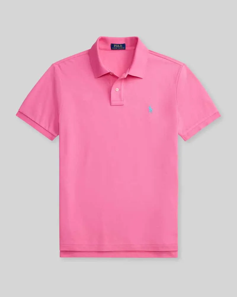 Ralph Lauren Regular Fit Poloshirt aus reiner Baumwolle Pink