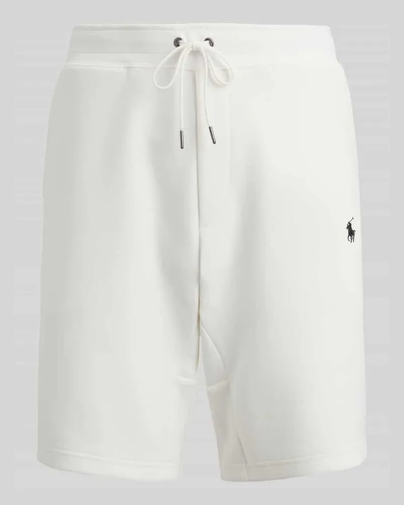 Ralph Lauren Regular Fit Sweatshorts aus Baumwoll-Mix Weiss