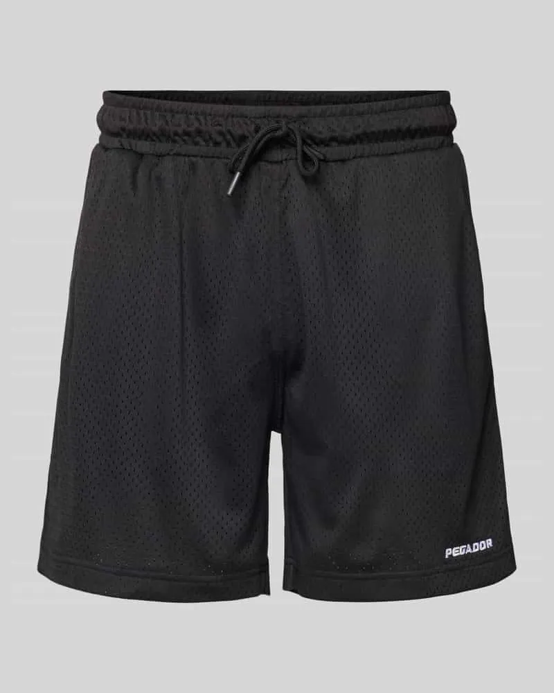 PEGADOR Shorts mit Label-Stitching 