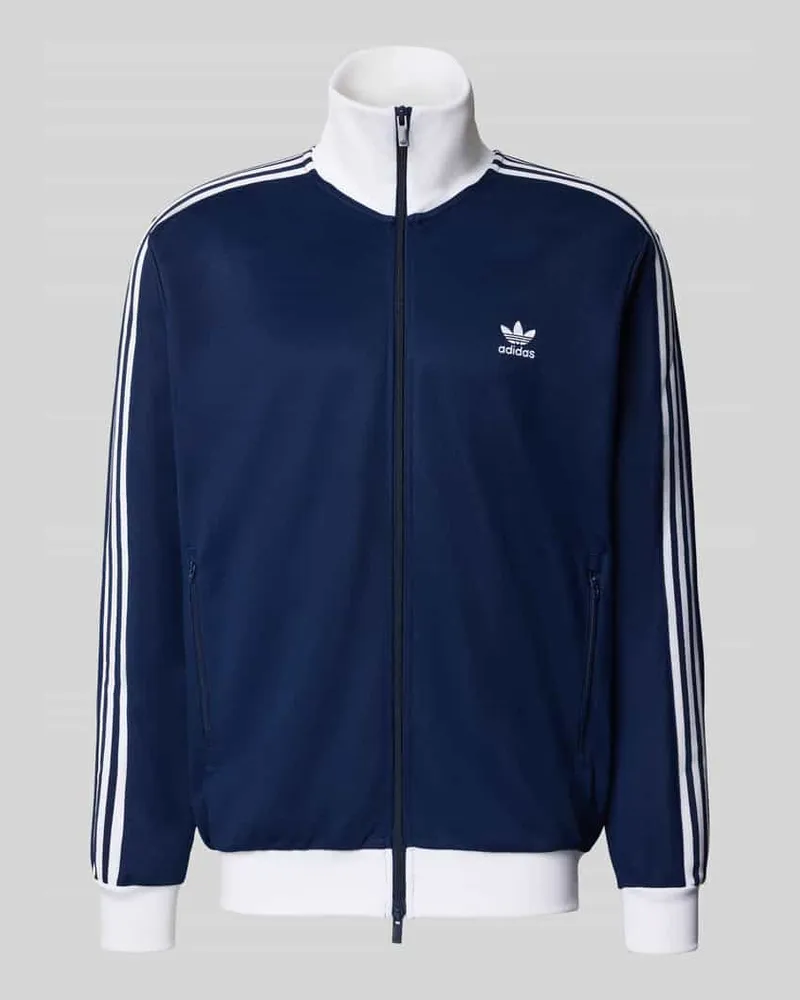 adidas Trainingsjacke mit Stehkragen und Zweiwege-Reißverschluss 