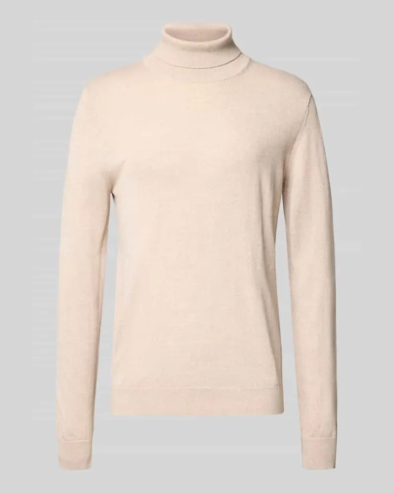 Christian Berg Wollpullover mit Rollkragen 