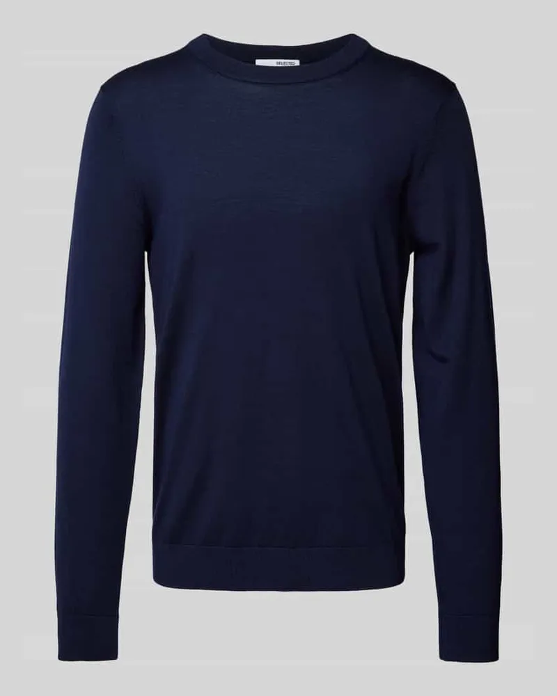 Selected Homme Strickpullover mit gerippten Abschlüssen Modell 'TRAY 