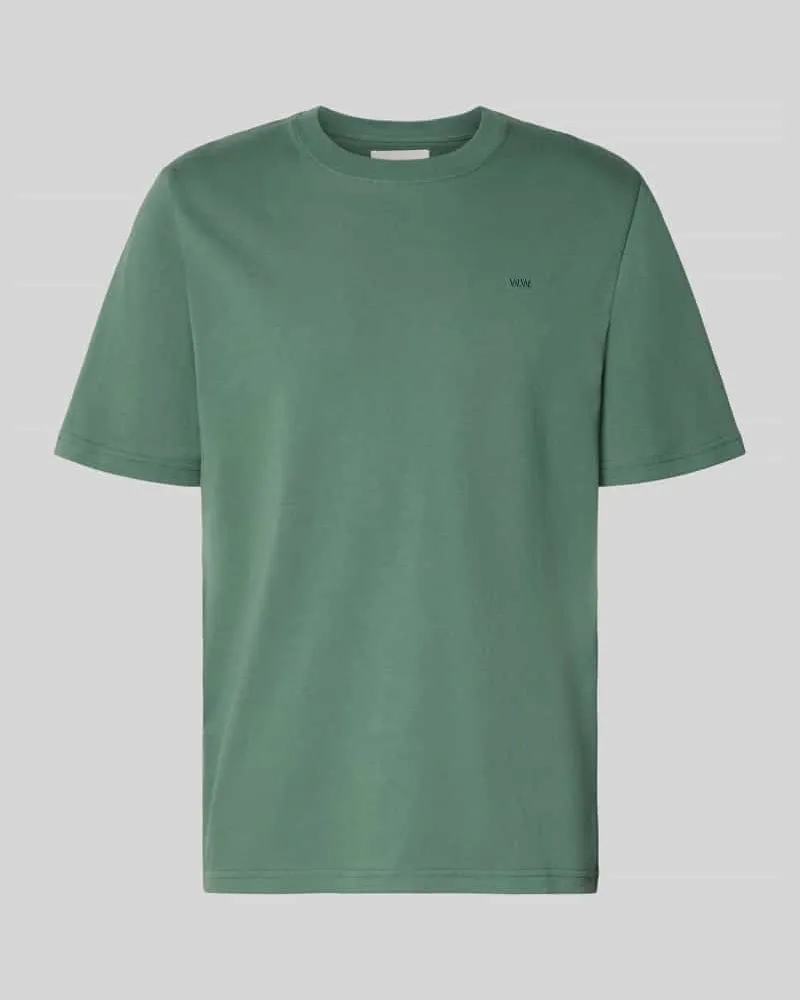 Wood Wood T-Shirt mit Label-Stitching Modell 'Bobby Gruen