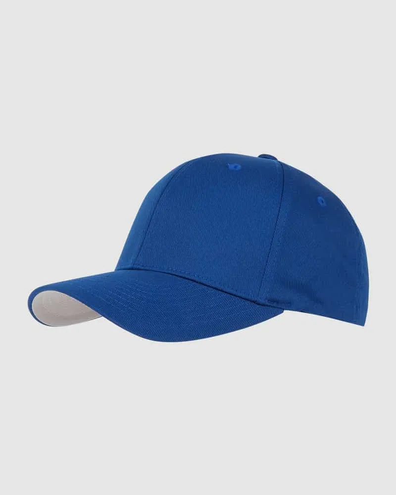 Flexfit Cap mit verstärkter Schirm Modell 'Wooly Combed Royal