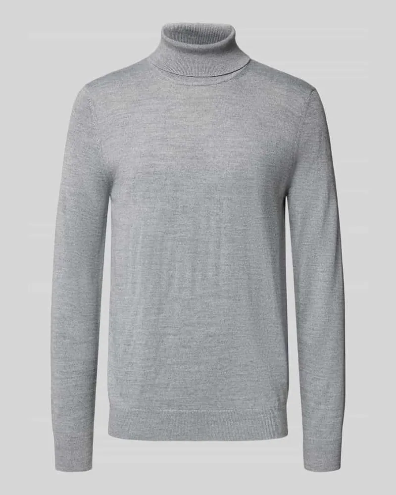 Christian Berg Wollpullover mit Rollkragen 