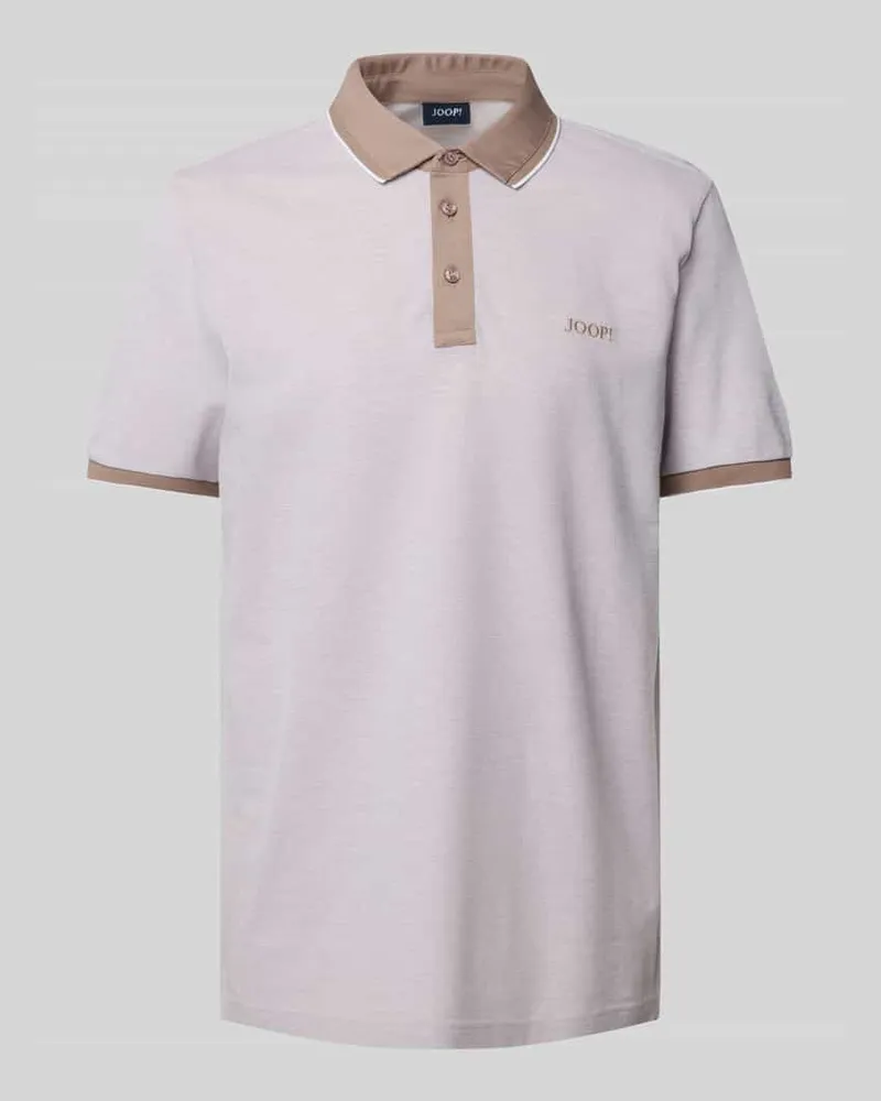 JOOP! Poloshirt mit Label-Stitching 