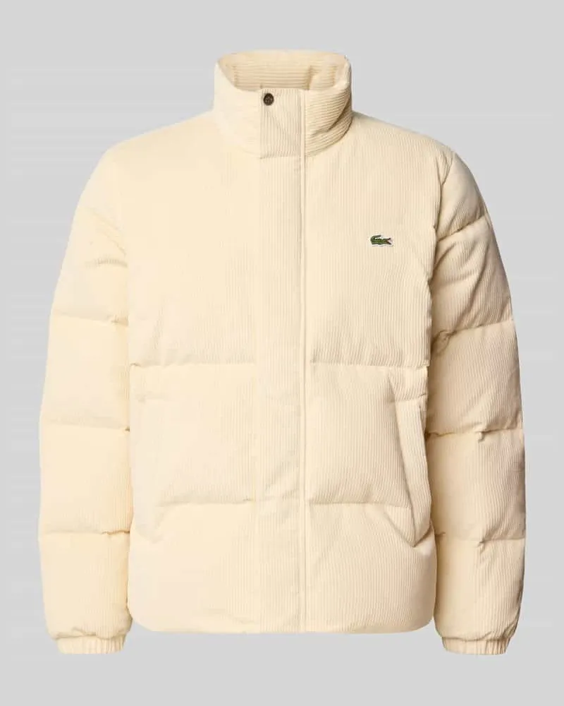 Lacoste Steppjacke mit Logo-Detail Taupe