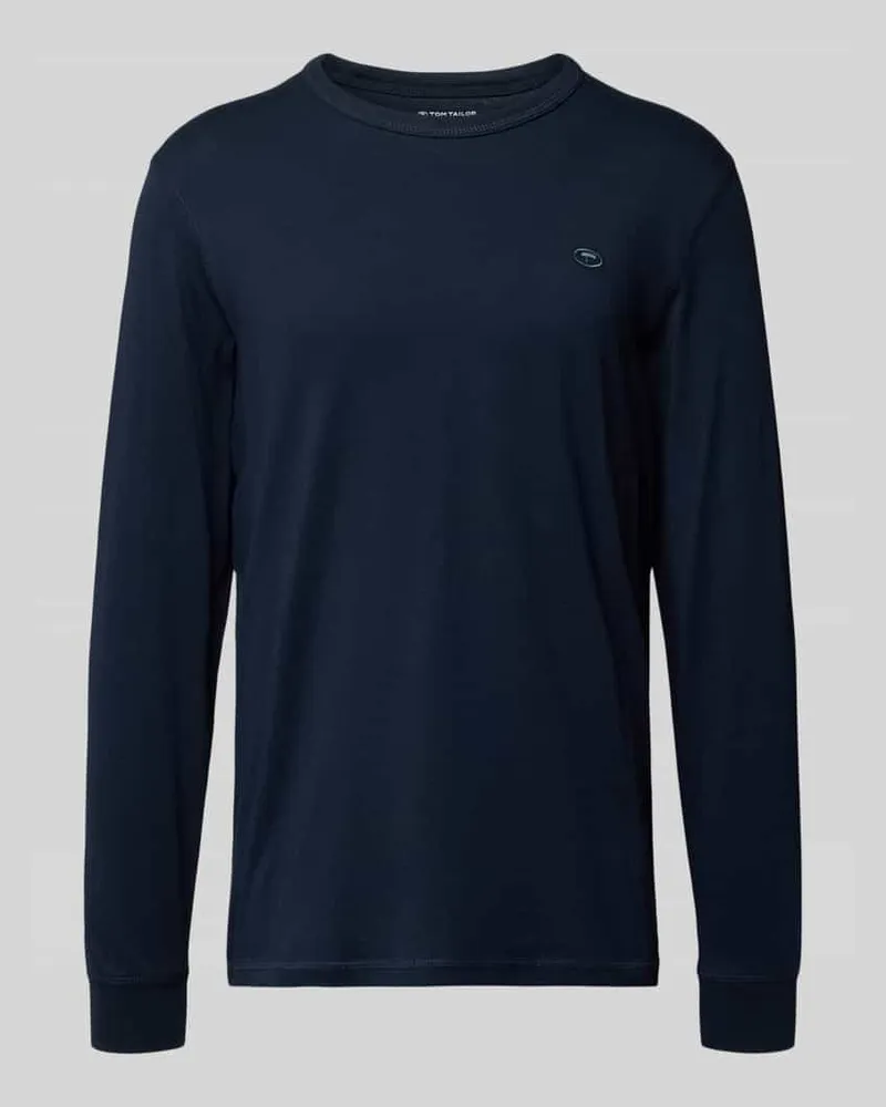 Tom Tailor Regular Fit Langarmshirt aus reiner Baumwolle 