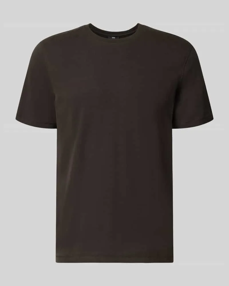 cinque T-Shirt mit Rundhalsausschnitt Modell 'CIDANI Mittelbraun