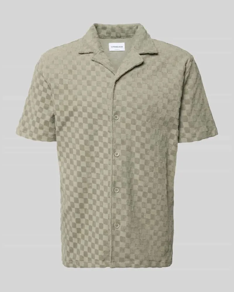 Lindbergh Regular Fit Freizeithemd mit Reverskragen Oliv