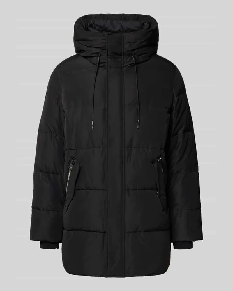 Antony Morato Steppjacke mit Kapuze Black