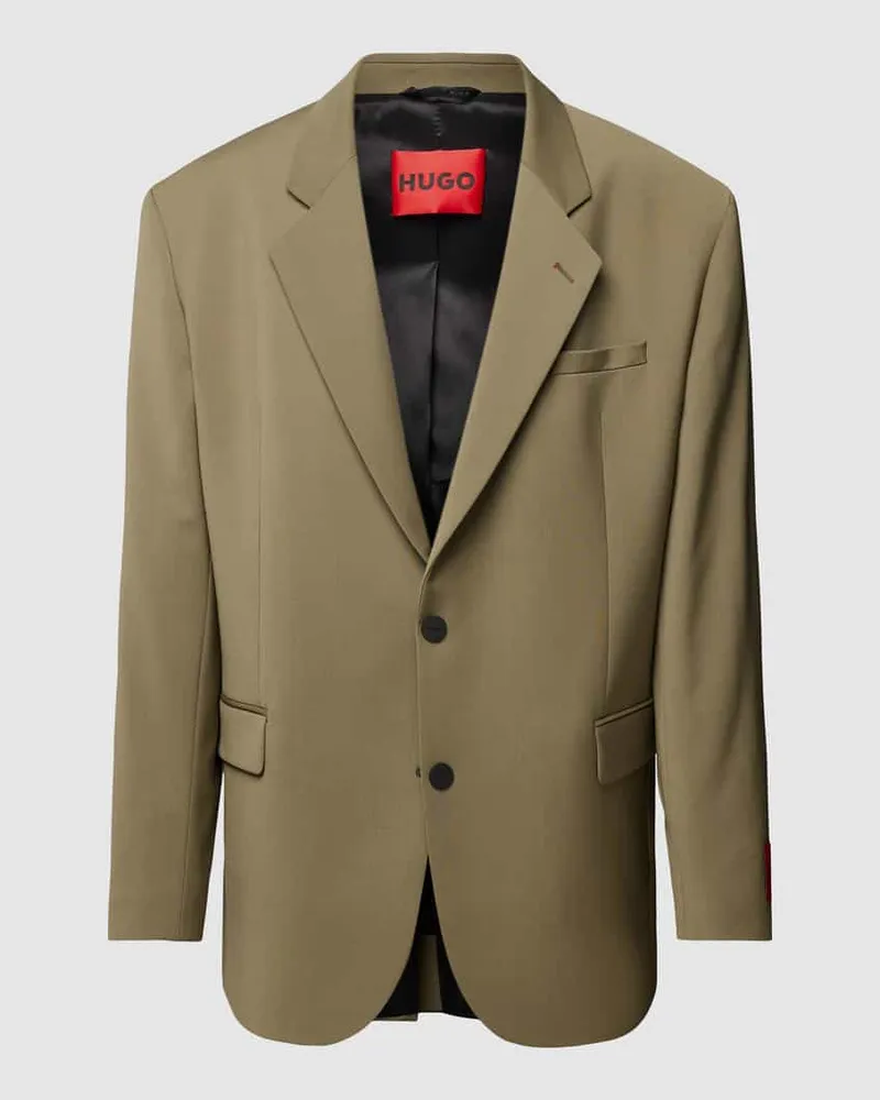 HUGO BOSS 2-Knopf-Sakko mit Brusttasche Modell 'Ulan Oliv
