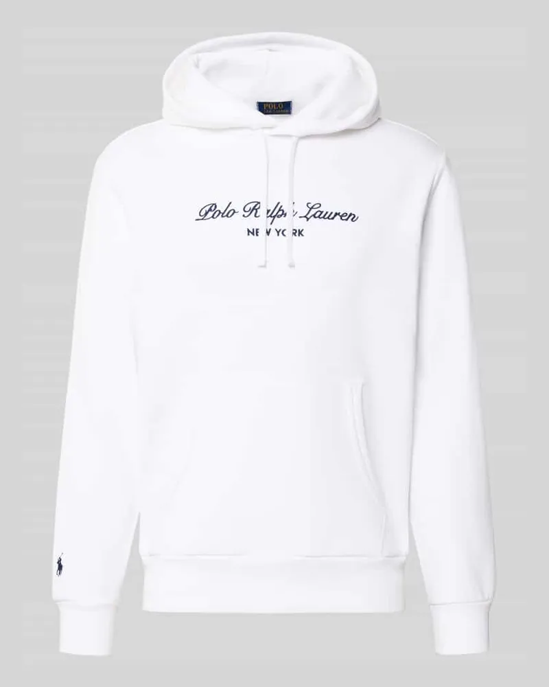 Ralph Lauren Relaxed Fit Hoodie aus Baumwoll-Mix Weiss