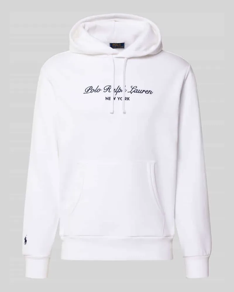 Ralph Lauren Relaxed Fit Hoodie aus Baumwoll-Mix Weiss
