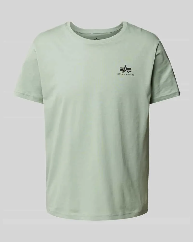 Alpha Industries T-Shirt mit Label-Print 