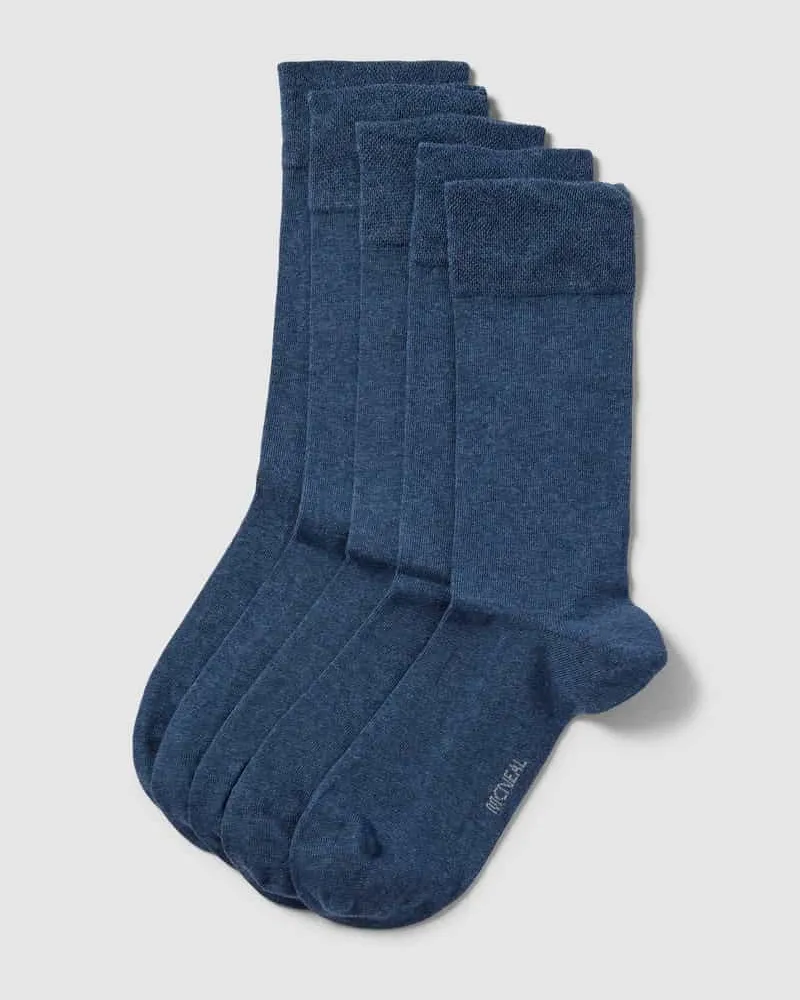 McNeal Socken mit elastischem Rippenbündchen im 5er-Pack 