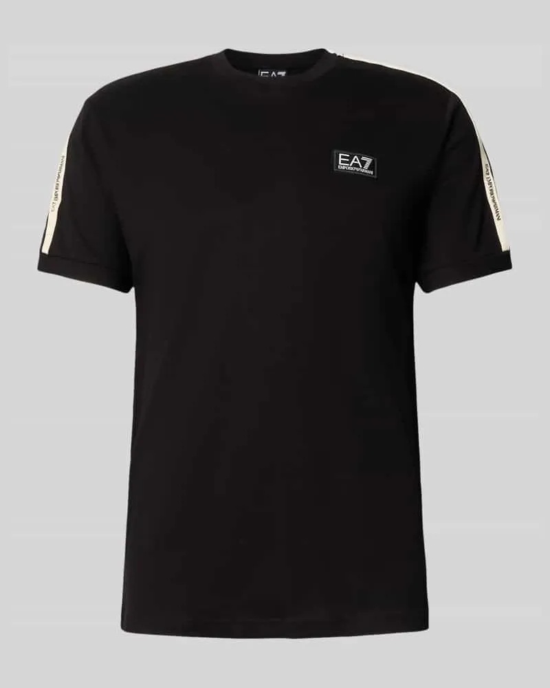 EA7 T-Shirt mit Label-Patch 