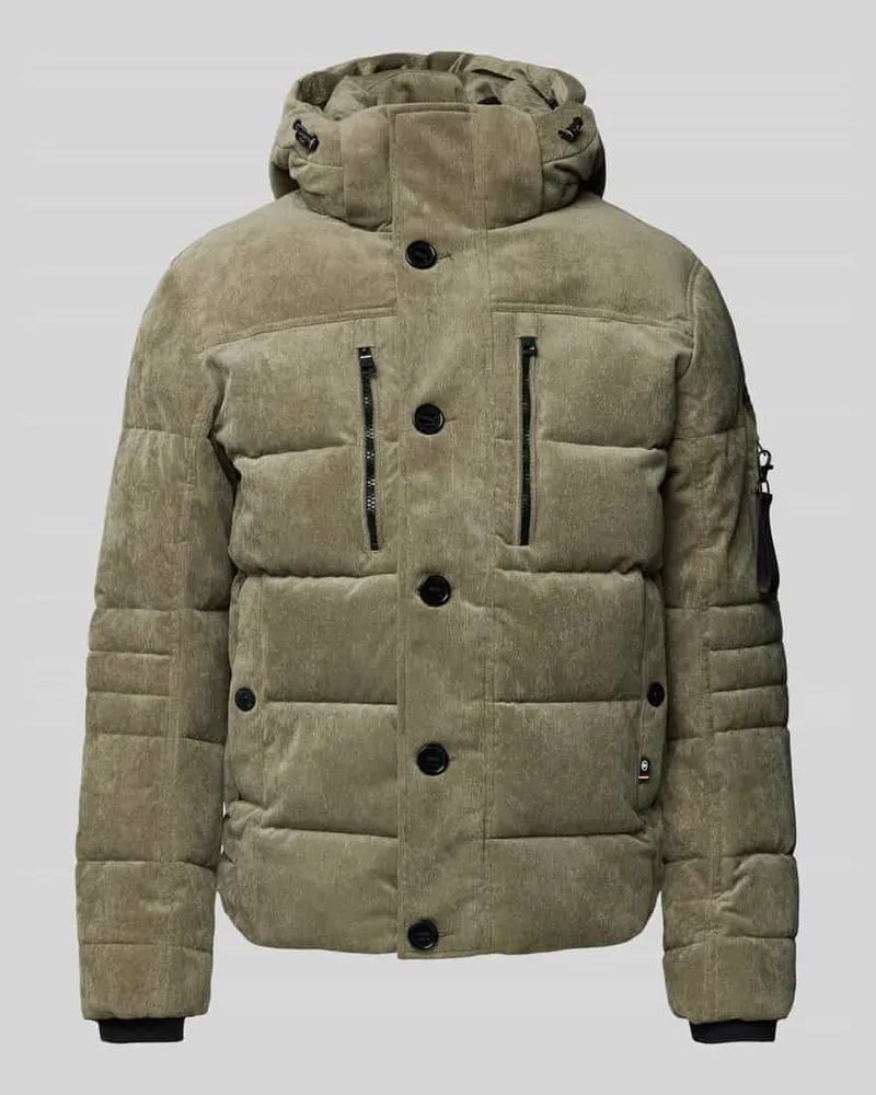 Tom Tailor Regular Fit Steppjacke mit abnehmbarer Kapuze 