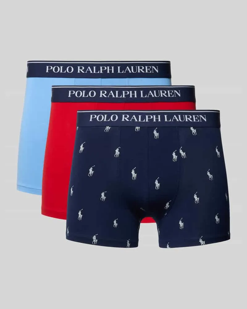 Ralph Lauren Trunks aus Baumwoll-Mix Modell 'CLSSIC TRUNK-3 PACK Rot