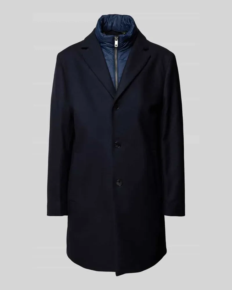 Roy Robson Mantel mit Knopfleiste Marine