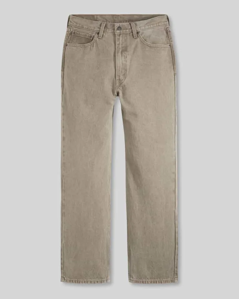 Levi's Wide Leg Jeans aus reiner Baumwolle im 5-Pocket-Design Mittelgrau