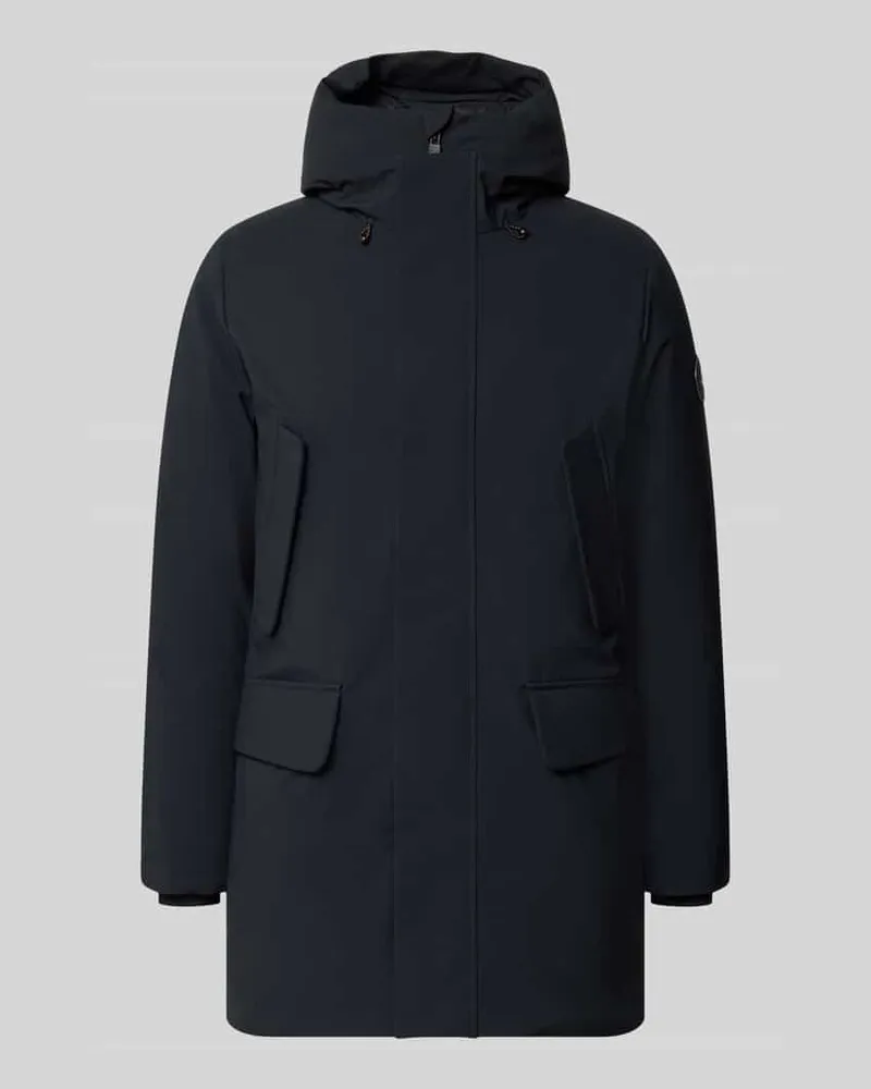Save The Duck Jacke mit verdecktem Reißverschluss Modell 'WILSON Black