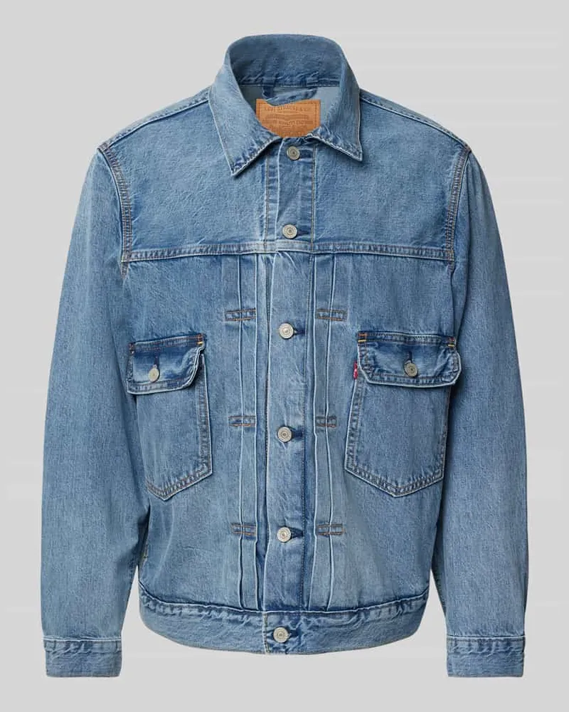 Levi's Jeansjacke mit Pattentaschen Modell 'TYPE 2 Jeansblau