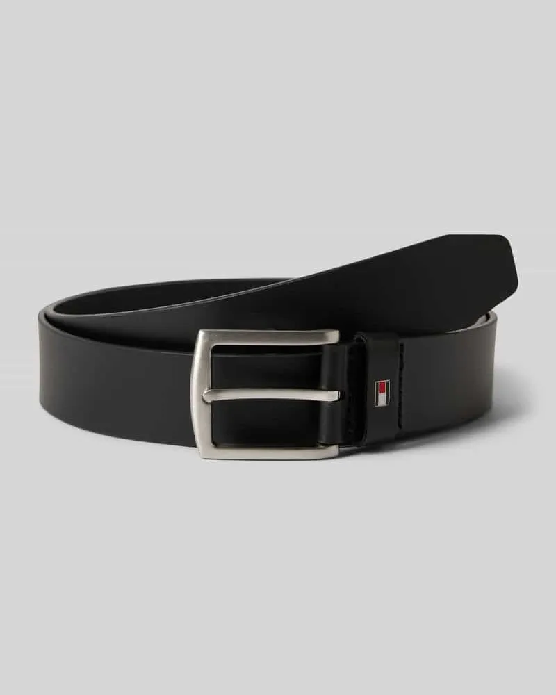 Tommy Hilfiger Ledergürtel mit Dornschließe Black