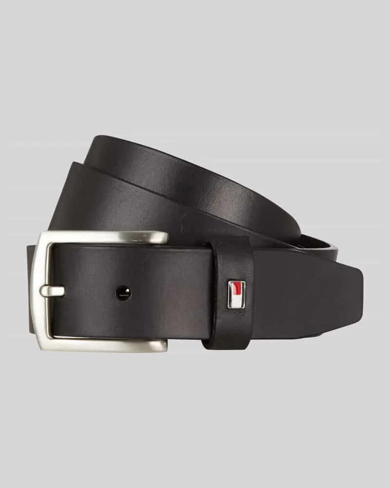 Tommy Hilfiger Ledergürtel mit Dornschließe Black