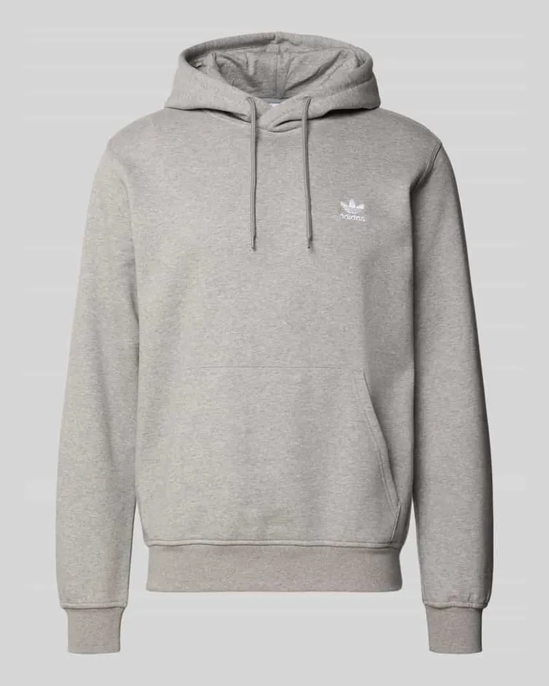 adidas Hoodie mit Kapuze Hellgrau