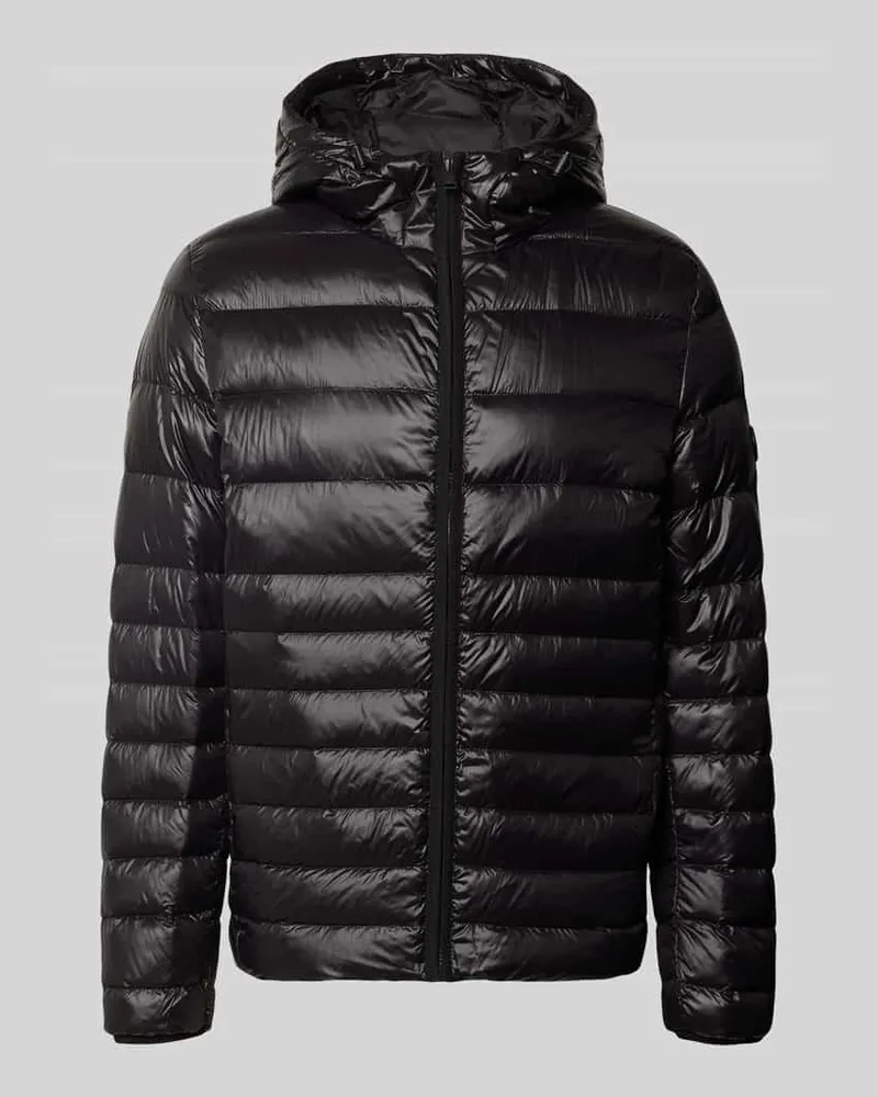 HUGO BOSS Bomberjacke mit Kapuze Modell 'H-Dimo 01 Black