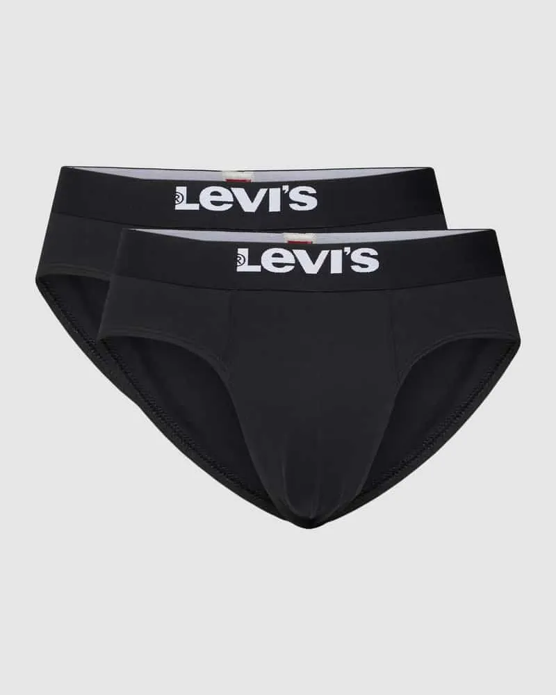 Levi's Slip mit Label-Detail Modell 'SOLID BASIC Black