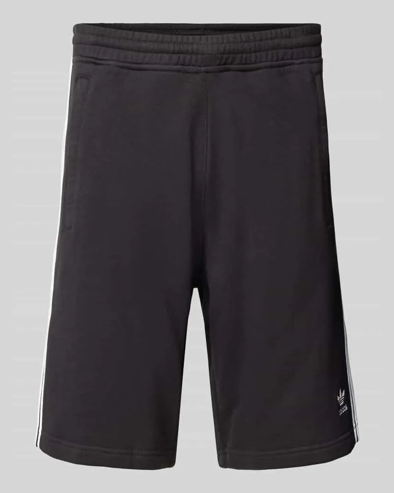 adidas Regular Fit Sweatshorts mit Label-Stitching 