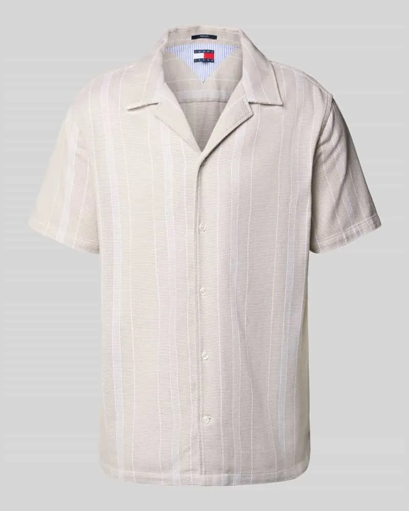 Tommy Hilfiger Regular Fit Freizeithemd mit Allover-Muster 