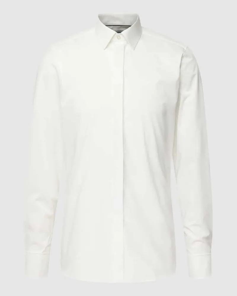 Olymp Slim Fit Smokinghemd aus Baumwolle mit Stretch-Anteil Modell 'NEW YORK 