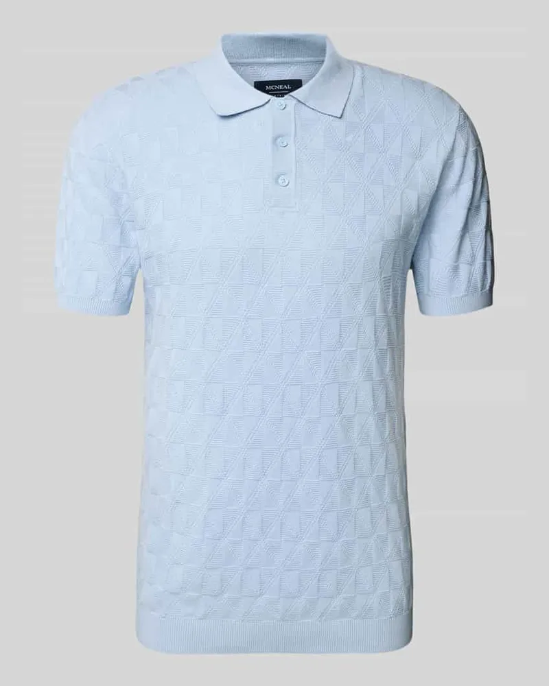 McNeal Regular Fit Poloshirt mit Knopfleiste 