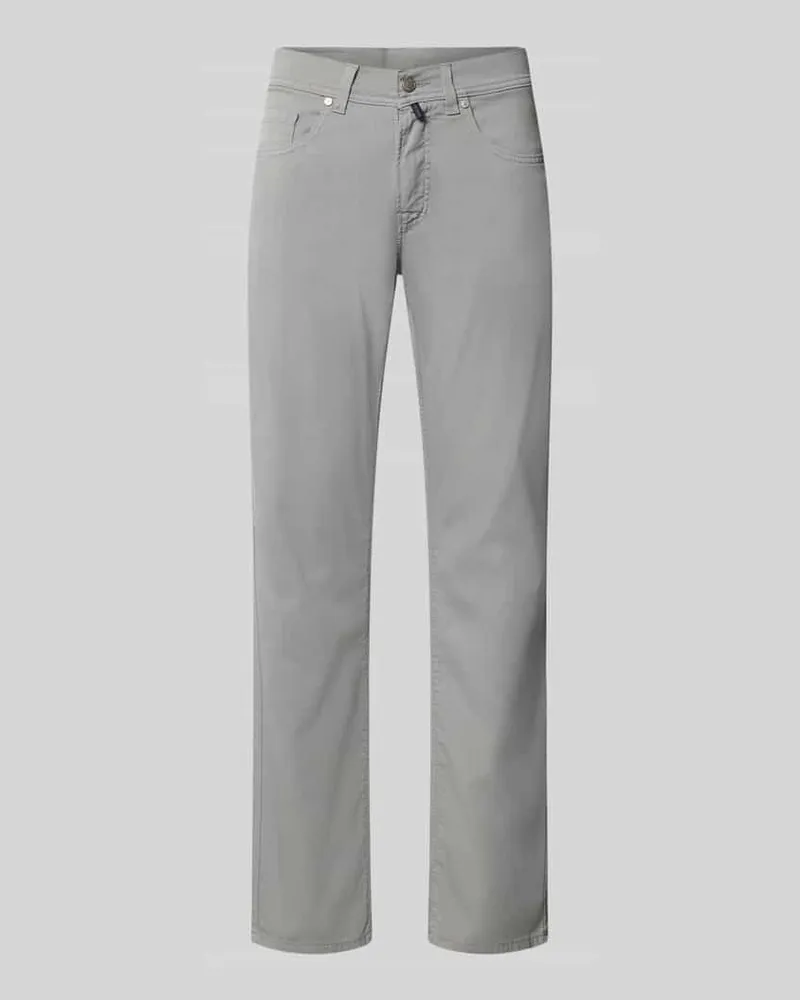 Pierre Cardin Tapered Fit Hose mit Eingrifftaschen Modell 'Lyon Hellgrau