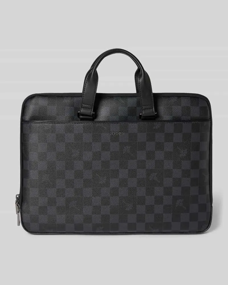 JOOP! Laptoptasche mit Logo-Print Modell 'Cort. Piazza Janus Black