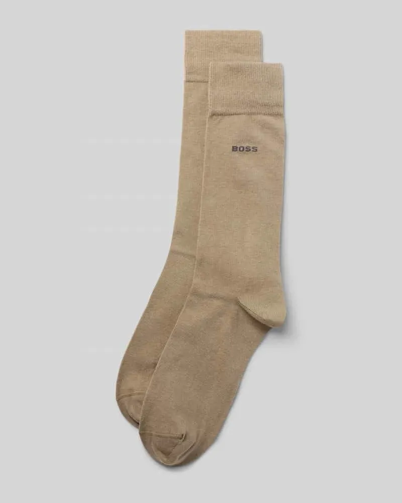 HUGO BOSS Socken aus Baumwoll-Mix im 2er-Pack Sand