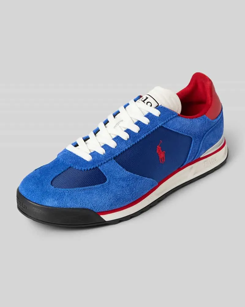 Ralph Lauren Sneaker mit Schnürverschluss Modell 'VARICK Blau