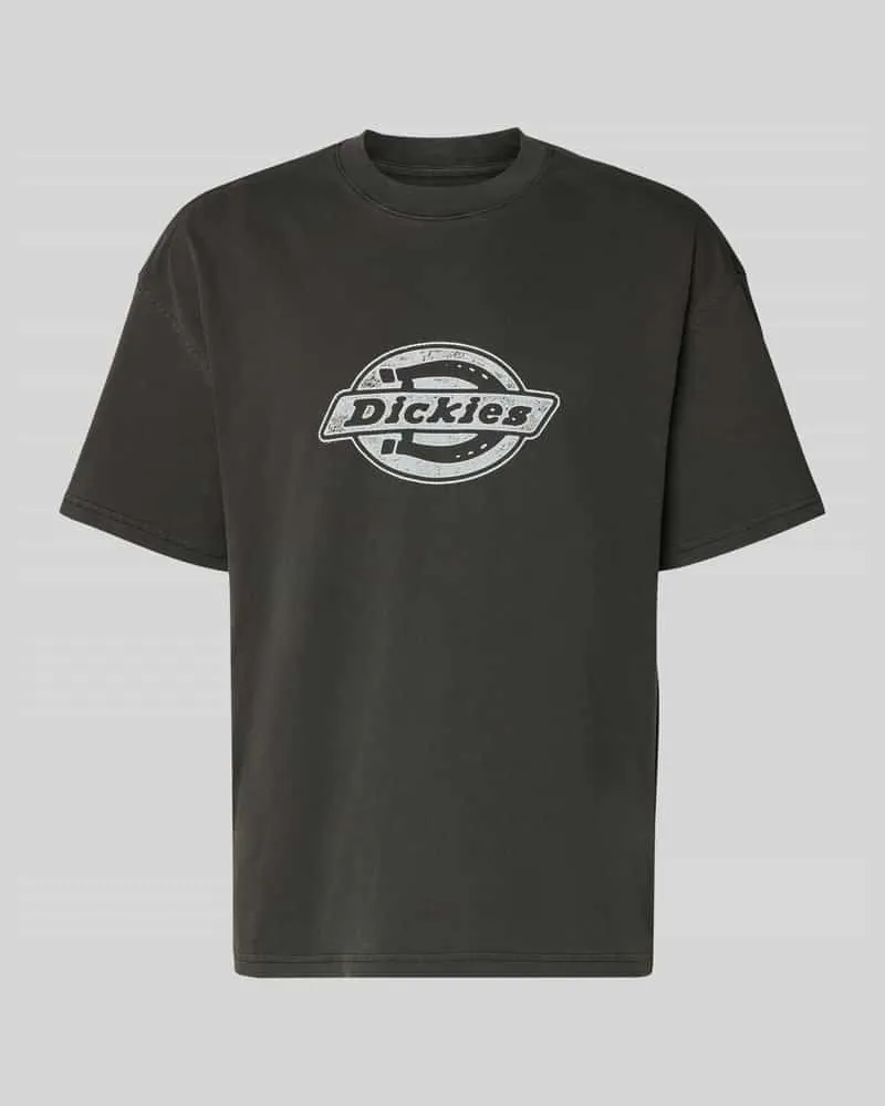 Dickies T-Shirt mit Logo-Print Modell 'PLAINVILLE Black
